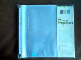 WE R MEMORY KEEPERS 12 X 12 RING PAGE PROTECTORS 25 SHEETS ( 50050-6 ) - $23.00