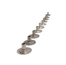 Snap Fastener, Eyelet Portion Only 1/4&quot; Line 24 Stainless Steel 100 Piec... - $362.41 MXN