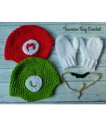 Crochet Mario and Luigi hat mustache mitten costume child PATTERN ONLY - €6,78 EUR
