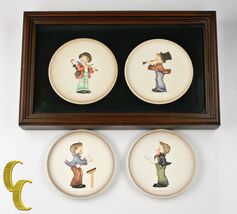 Lot of 4 Hummel Miniature Collectors&#39; Plates 1984 - 1987, All Boxes Incl... - $1,226.91 MXN