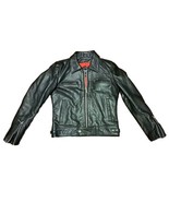 Straight To Hell Leather Jacket Lady&#39;s Idol Women&#39;s Large Biker Flight B... - £149.01 GBP