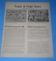 Martin Lauer Dyrol Burleson Track &amp; Field News Magazine Vintage August 1... - £23.58 GBP