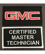 GMC CERTIFIED MASTER TECHNICIAN SEW/IRON PATCH EMBROIDERED UNIFORM CAR T... - €12,77 EUR