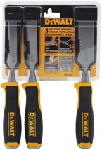 Dewalt Wood Chisel 3 Side Strike Serrated Cutting Edge Set Demolition Sc... - £29.53 GBP