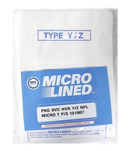 Generic DVC Micro Lined Hoover Style Y/Z Vacuum Bags - $3.95