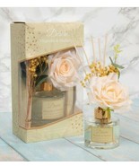 Desire Magnolia&amp; Mulb Boutique Reed Diffuser Floral Glass Jar Tassels 100ml - $16.35