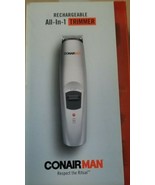 ConairMan Rechargeable All in 1 Trimmer Men Shaver Stainless Steel Blade... - £9.43 GBP