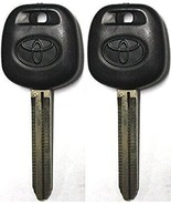2 New Toyota / Scion TOY44D Dot Transponder Key Blank WITH LOGO  USA Sel... - $23.36
