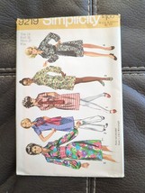 Simplicity Sewing Pattern 9219 Misses Dress In 2 Lenghts And Sash Size 14 UC - £11.17 GBP