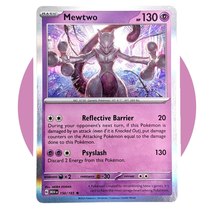 Scarlet &amp; Violet 151 Pokemon Card: Mewtwo 150/165, Holo - £3.87 GBP