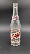 Vintage Pepsi Cola 8oz Embossed Logo Temperglas Soda Bottle New York NY ... - £10.91 GBP