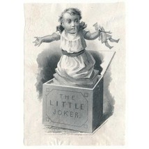 1872 A. Dougherty Playing Card Joker Die Proof on india, ABNCo. + playin... - £100.84 GBP