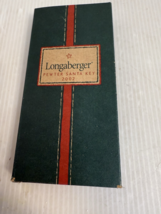 Longaberger Pewter Holiday Basket Ornaments Christmas Collection 2005-20... - €8,53 EUR