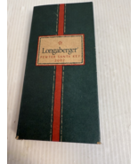 Longaberger Pewter Holiday Basket Ornaments Christmas Collection 2005-20... - $9.97