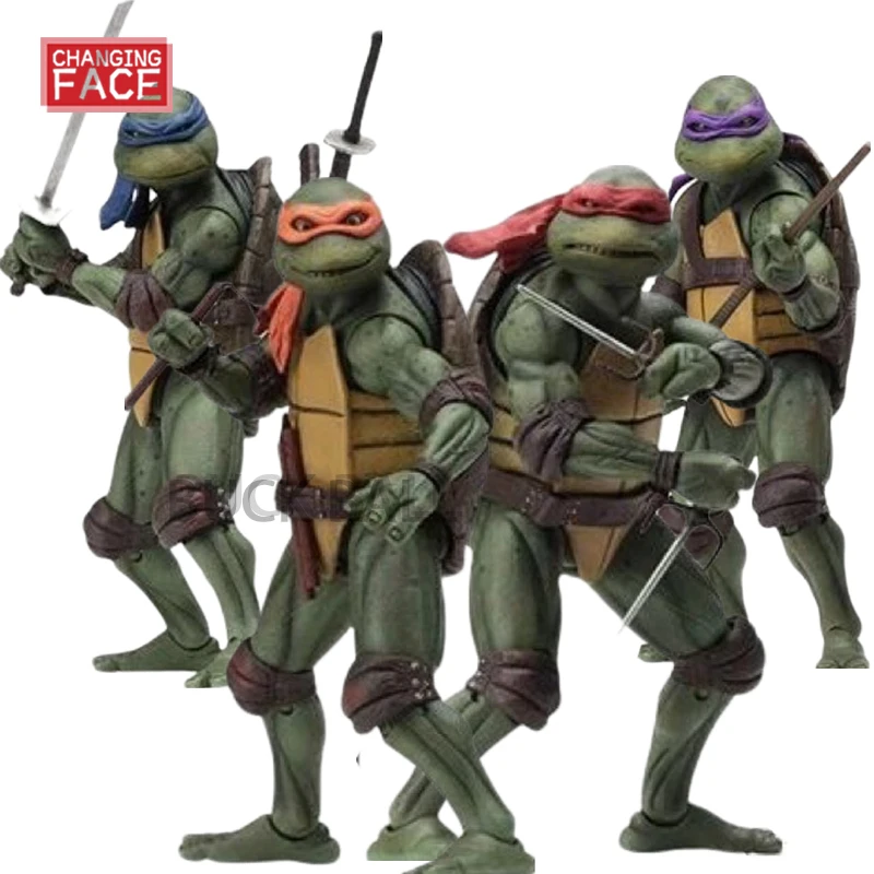 Teenage Mutant Ninja Turtles Figure 1990 Film Series Tmnt Neca Movies Action - $31.30+