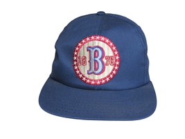 Budweiser 1876 Snapback Blue Hat VTG Bud Cap 1990s Made in USA NOS - $20.73 CAD