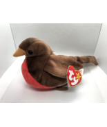 TY Beanie Baby Babies Early The Robin 1998 - Tag Errors - Mint Condition! - £95.57 GBP