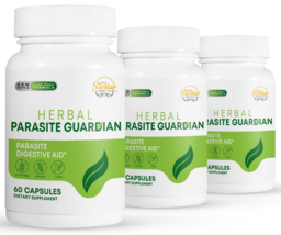 3 Pack Herbal Parasite Guardian, parasite digestive aid-60 Capsules x3 - $98.99