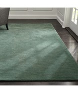 Area Rugs 4' x 6' Baxter Jade Green Hand Tufted CRATE & BARREL Woolen Carpet - $289.00