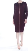 Say What? Womens Plus Size Zipper Front Dress Size 1X Color Wine - £45.62 GBP