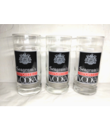 (3) Seagram&#39;s Imported Vodka Beer Glasses/Tumblers - Logo on Glass - Fas... - £14.39 GBP