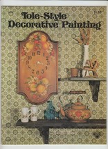 Tole Style Designs Decorative Painting Instruction Book Craft Course Boo... - £6.89 GBP