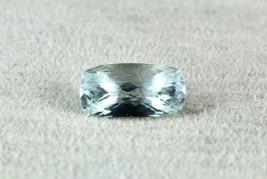 Natural Blue Aquamarine Cut Cushion 5.07 Carats Loose Gemstone For Ring Pendant - £303.05 GBP