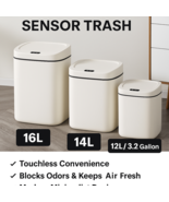Smart Sensor Trash Can 12L 14L 16L | Automatic Lid Bin Odor Seal Touchle... - €36,79 EUR+