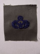 USAF MASTER SECURITY POLICE  PATCH SUBDUED CLOTH - $3.81