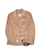 Vintage Grails Blazer Womens 14 Brown Suede Western Rancho Jacket Made i... - $47.26