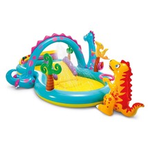 Intex Dinoland Inflatable Play Center, 119in X 90in X 44in, for Ages 2+ - £66.67 GBP