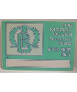 THE MOODY BLUES - VINTAGE ORIGINAL CLOTH CONCERT TOUR BACKSTAGE PASS - $10.00