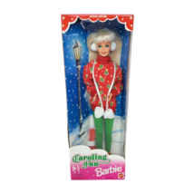 Vintage 1995 Mattel Blonde Caroling Fun Christmas Barbie Doll # 13966 In Box - £22.92 GBP