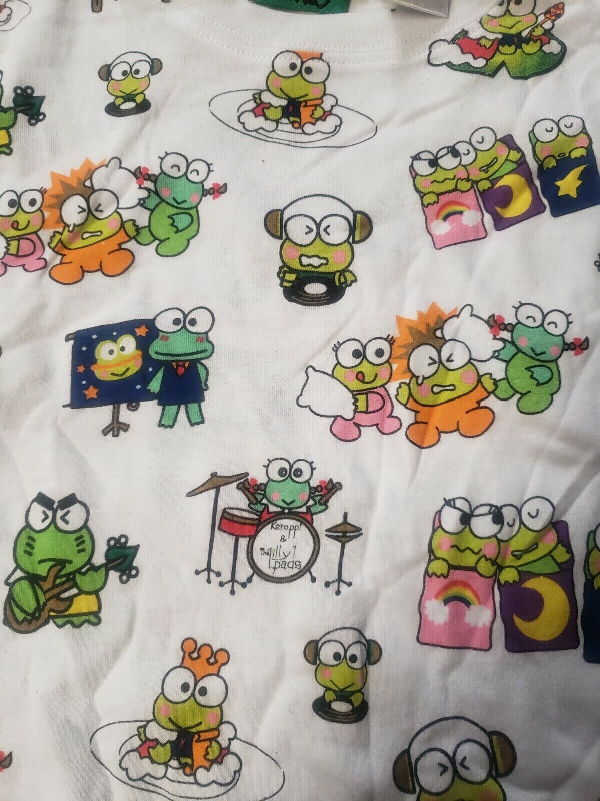 Primary image for Sanrio Keroppi  Frog T Shirt Vintage  MJC PJ Out of Print Shirt New FREE Ship