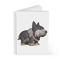 Grey Dog Spiral Notebook - £13.58 GBP