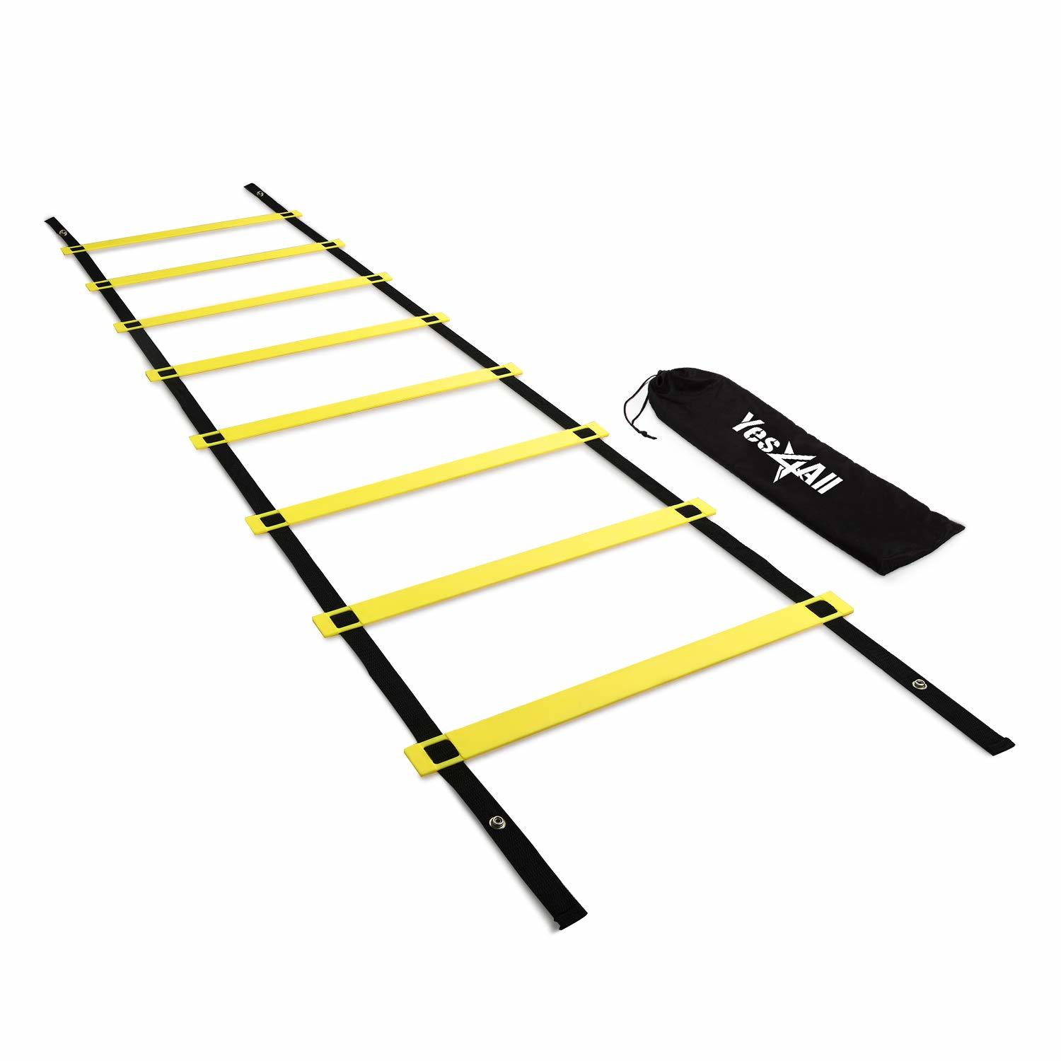 Yes4All Agility Ladder Speed Training Equipment - Speed Ladder for Kids and Adul - $15.19