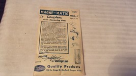 HO Scale Kadee Couplers with Centering Gear Magne-Matic #MKD-7 BNOS - $15.00