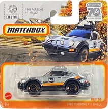Matchbox 1985 Porsche 911 Rally - Matchbox 70 Years 80/100 - Short Card - £5.54 GBP