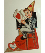 Vintage 1950s Valentines I’m No Dunce I Want You For My Valentine Box2 - $5.93