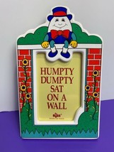 Vintage Russ Humpty Dumpty Sat on a Wall Photo Picture Frame 4&quot; x 6&quot; Portrait  - £12.69 GBP