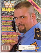 Wwf April 1990 Wrestling Magazine Big Boss Man - £7.96 GBP