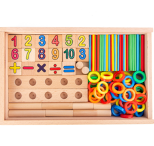 Children&#39;s Educational Toys Wooden Learning Box Educational Toys - £24.83 GBP