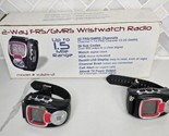 2-Way FRS GMRS X32x Watch Walkie Talkies Untested For Parts Only No Charger - £15.75 GBP