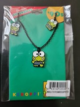 Keroppi Frog Sanrio Charm Necklace Licensed Bioworld New - £8.50 GBP