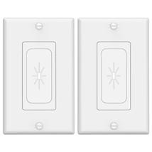 Wall Plate Cable Pass Through, Single Gang Decorator Wall Plate Cover, F... - $15.19