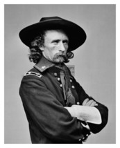 Civil War Union General Custard In Uniform 8X10 B&amp;W Photo - £6.64 GBP