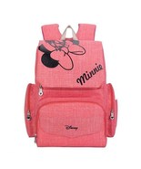 Pink Minnie Mouse Diaper Bag Backpack Large Designer High-End Disney Dia... - £15.66 GBP