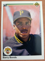 1990 Upper Deck Barry Bonds Pittsburgh Pirates - £1.55 GBP