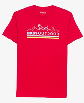 Bass Outdoor Men&#39;s Float T-shirt in Mountain Red-XL - £11.12 GBP