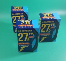 Lot of 3 NIP Goodyear 27.5&quot; x 2.1&quot; to 2.4&quot; Presta Valve Bicycle Tubes - £14.23 GBP